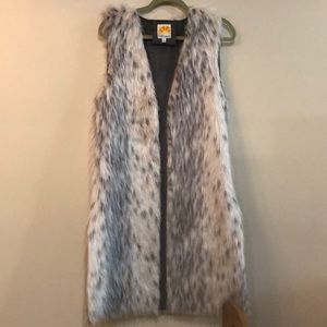 C&C California Faux Fur Long Vest